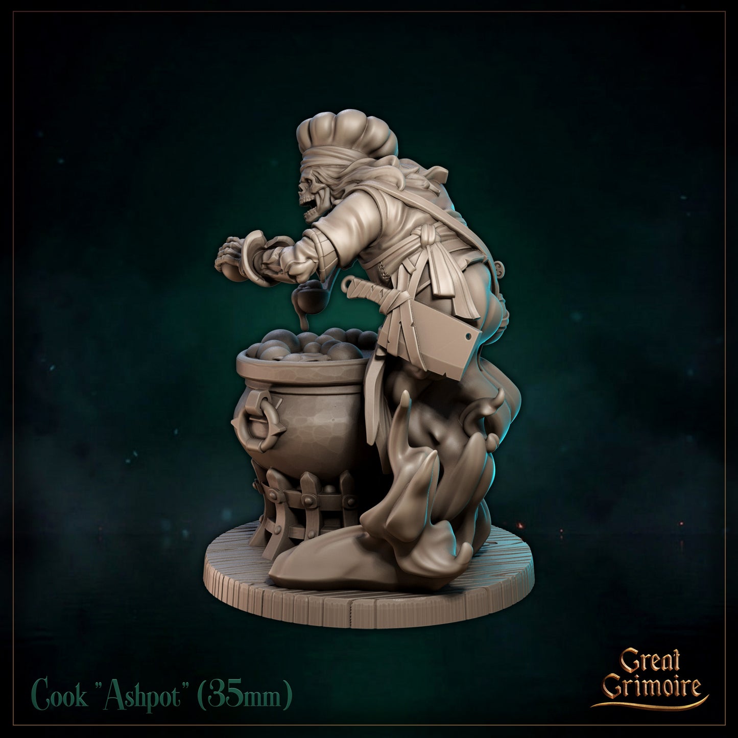 Cook Ashpot - Great Grimoire - Black Tidelight - Tabletop Games