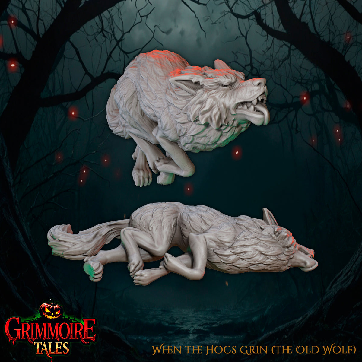 When the Hogs Grin - Great Grimoire - Grimmoire Tales | 3D Printed miniatures | Tabletop Games