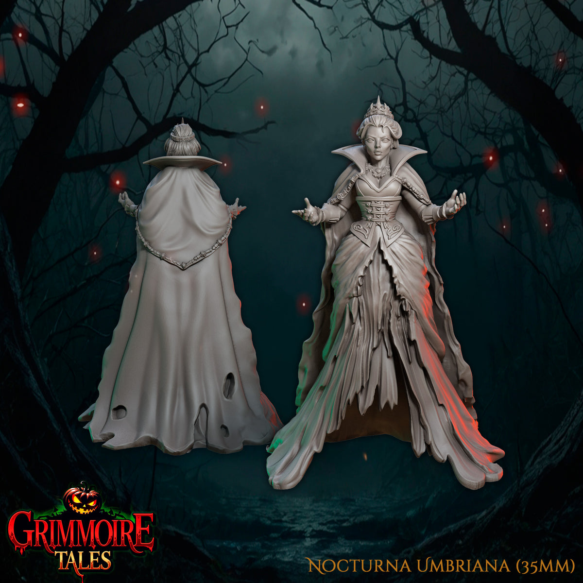 Nocturna Umbriana - Great Grimoire - Grimmoire Tales | 3D Printed miniatures | Tabletop Games