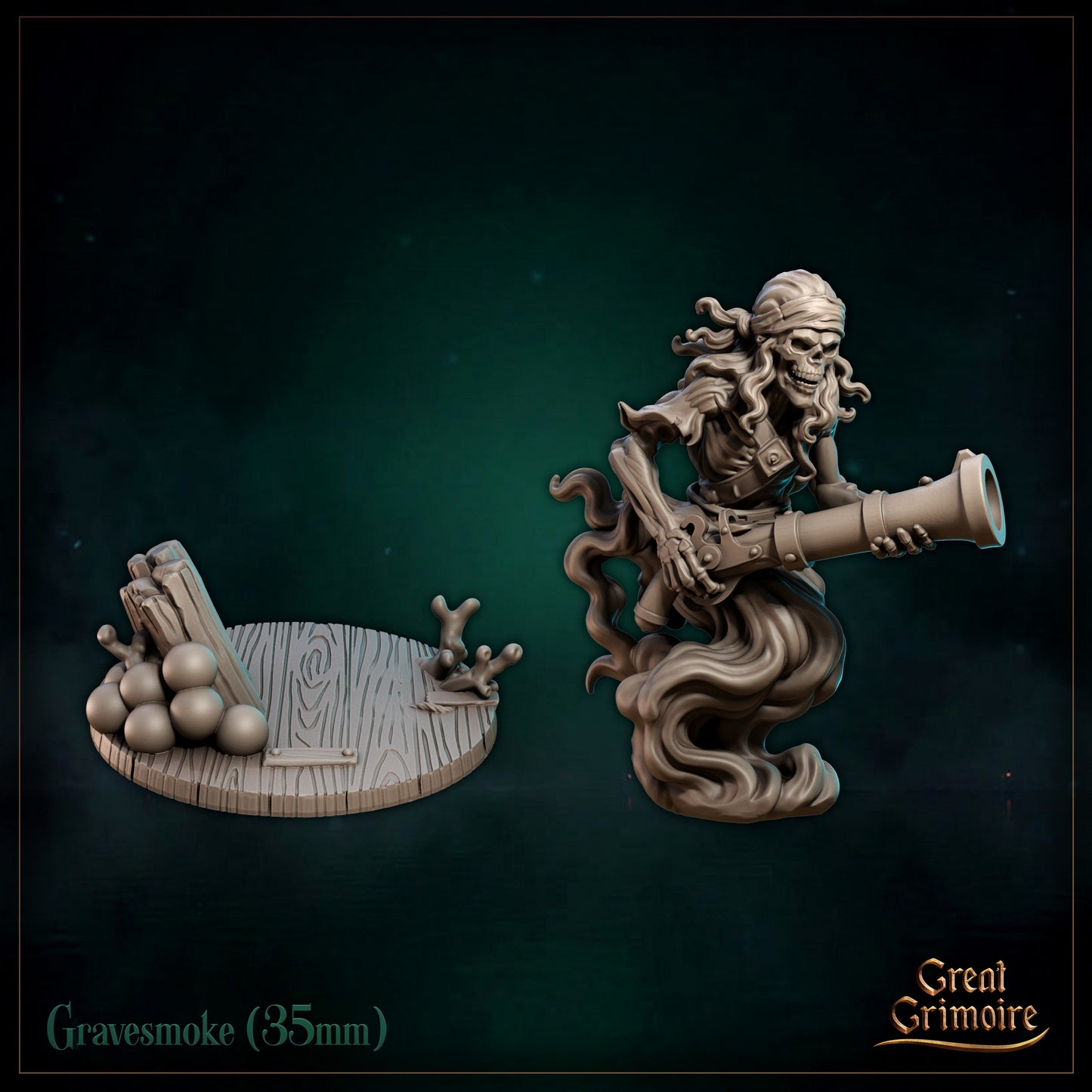 Gravesmoke - Great Grimoire - Black Tidelight - Tabletop Games
