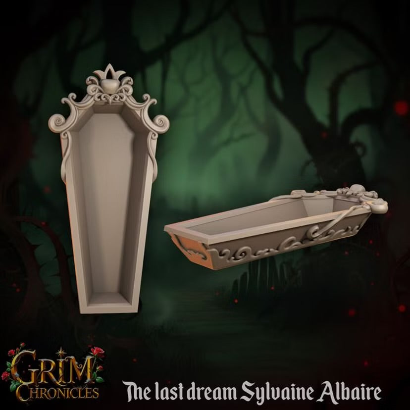 The Last Dream Sylvaine Albaire - Great Grimoire - Grim Chronicles | 3D Printed miniature | Tabletop Games
