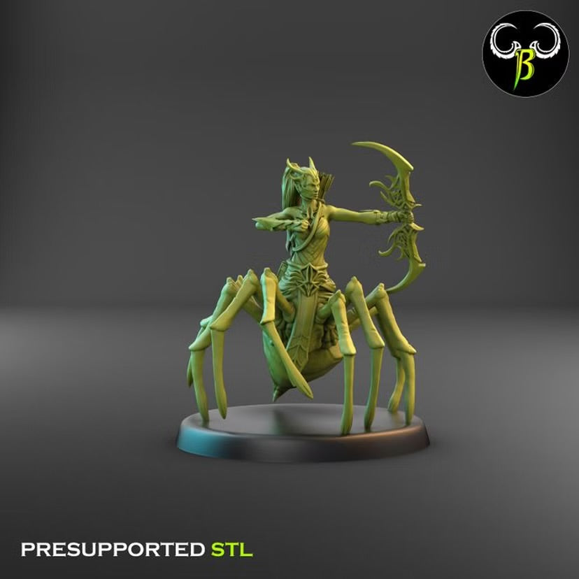 Spider Gods Favoured Bow - ClayBeastCreation - Cult of the Eight | Tabletop Games