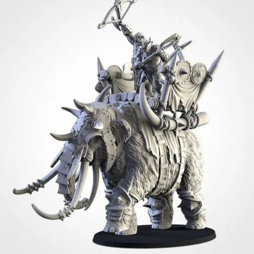 Ogres On Mammoth | Txarli Factory | Northern Ogres | Tabletop Wargaming