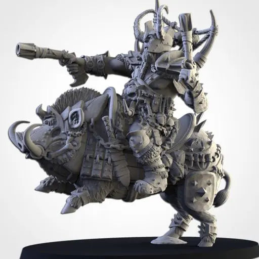 Khan Ogre Mounted | Txarli Factory | Northern Ogres | Tabletop Wargaming