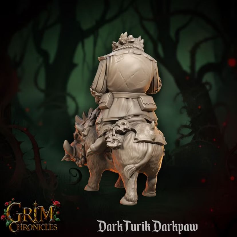 Dark Boarclaw Skyshade - Great Grimoire - Grim Chronicles | 3D Printed miniature | Tabletop Games