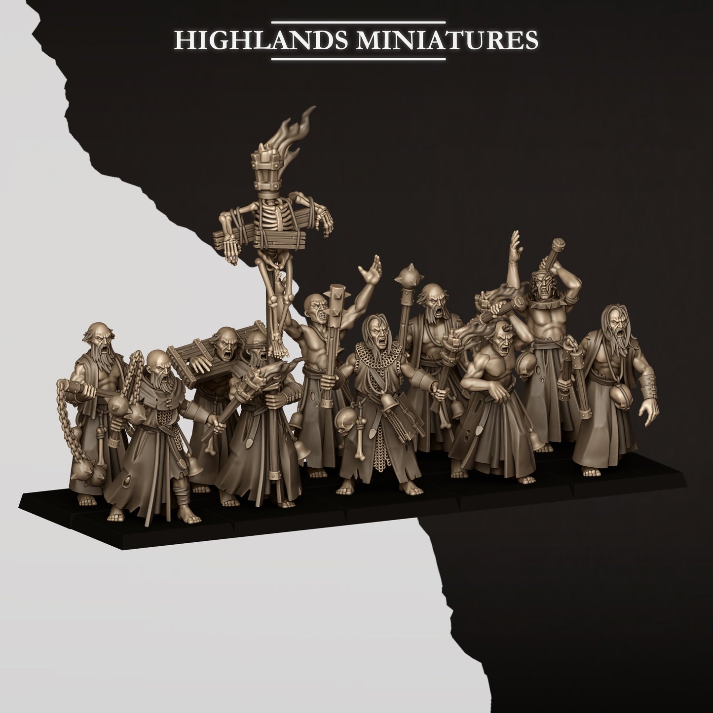 Sunland Fanatical Zealots - Highlands Miniatures - Empire of Sunland | Tabletop Games