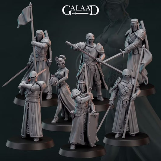 Knights Back From War - Galaad Miniatures | Tabletop Games