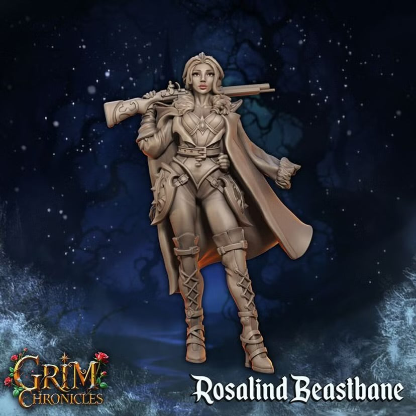 Hunter of the Beast Collection - Great Grimoire - Grim Chronicles | 3D Printed miniature | Tabletop Games