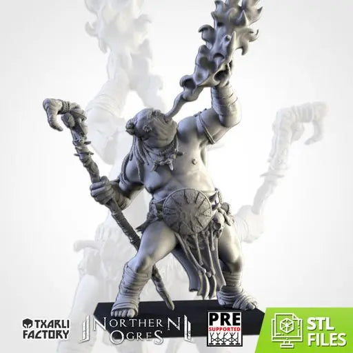 Ogre Shaman | Txarli Factory | Northern Ogres | Tabletop Wargaming