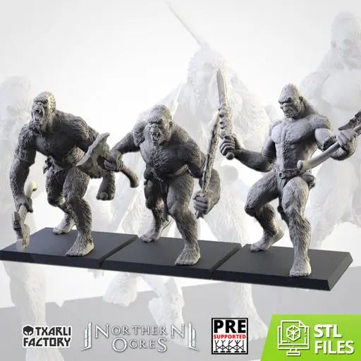 Txarli Factory Yetis | Txarli Factory | Northern Ogres | Tabletop Wargaming (Copy)
