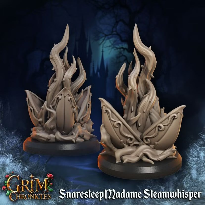 Snaresteep Madame Steamwhisper - Great Grimoire - Grim Chronicles | 3D Printed miniature | Tabletop Games