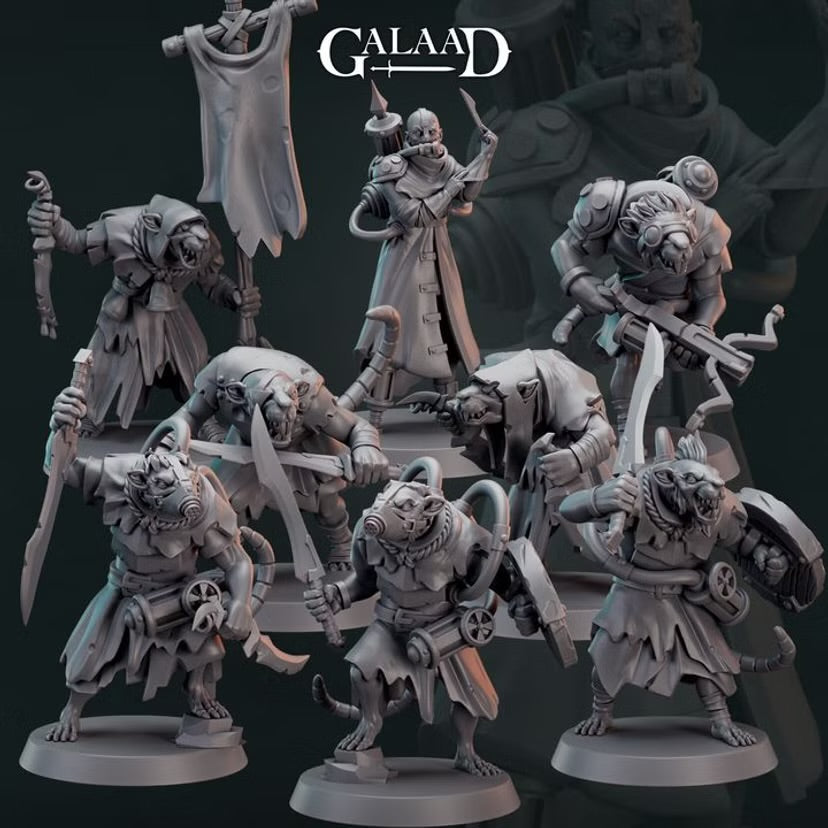 Ratfolk Release - Galaad Miniatures | Tabletop Games