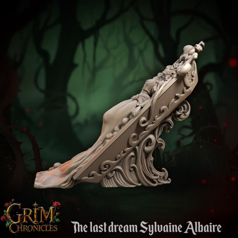 The Last Dream Sylvaine Albaire - Great Grimoire - Grim Chronicles | 3D Printed miniature | Tabletop Games