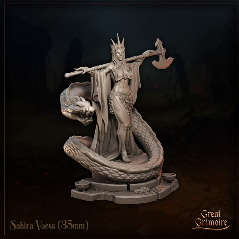 Sahira Vaess - Great Grimoire - Tabletop Games