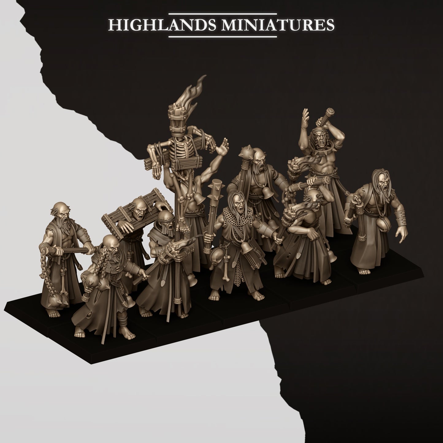 Sunland Fanatical Zealots - Highlands Miniatures - Empire of Sunland | Tabletop Games