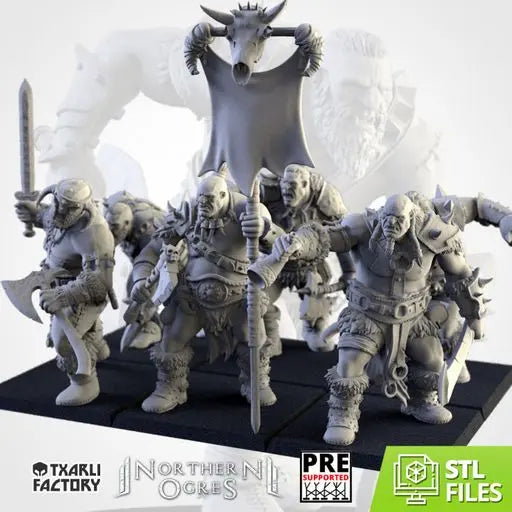 Tribe Ogres | Txarli Factory | Northern Ogres | Tabletop Wargaming
