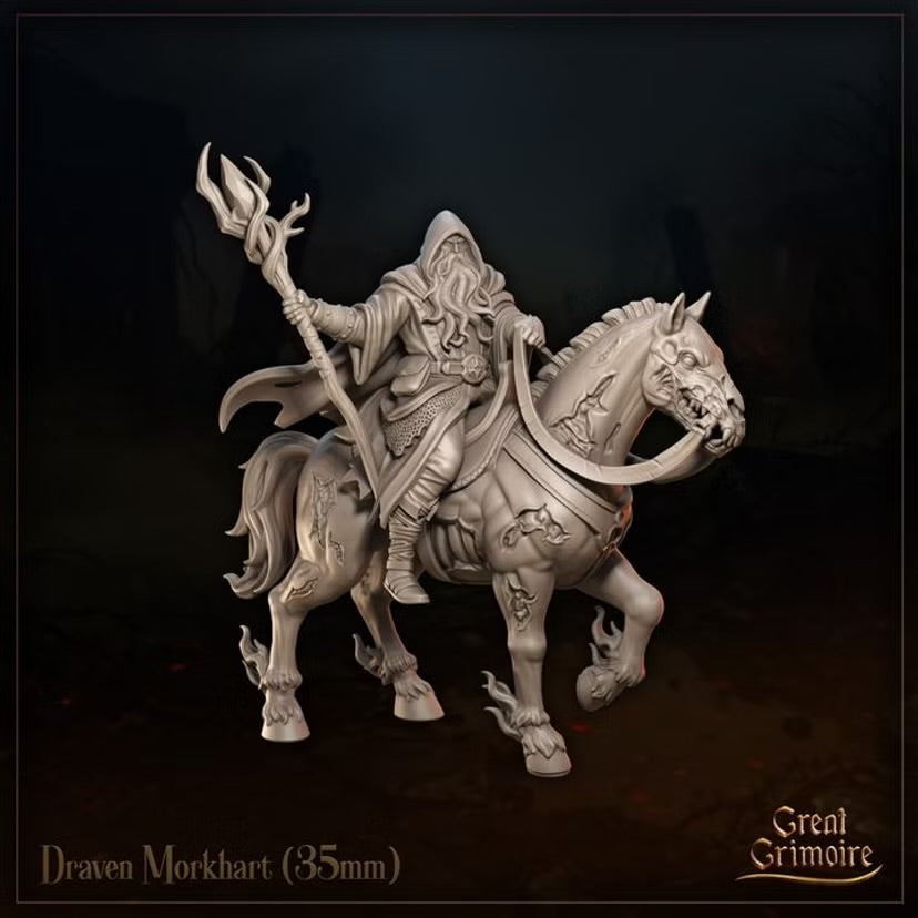 Draven Morkhart - Great Grimoire - Tabletop Games