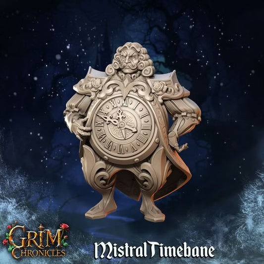 Mistral Timebane - Great Grimoire - Grim Chronicles | 3D Printed miniature | Tabletop Games