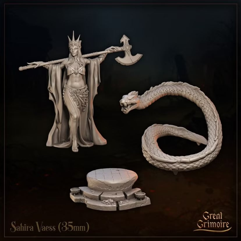 Sahira Vaess - Great Grimoire - Tabletop Games
