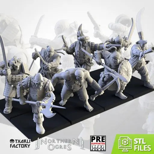 Mercenary Veterans | Txarli Factory | Northern Ogres | Tabletop Wargaming