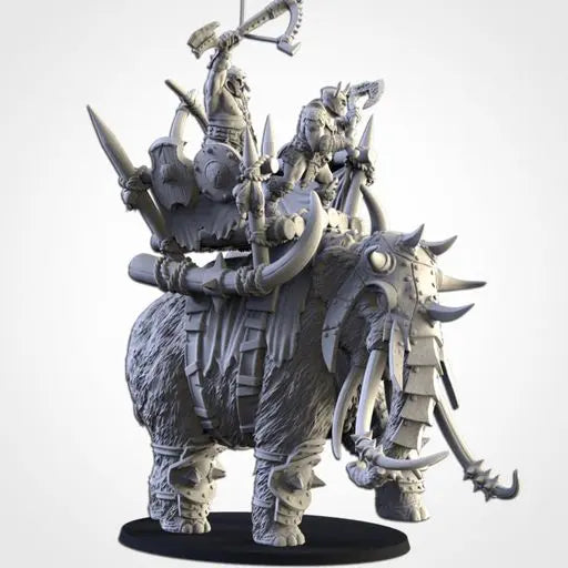 Ogres On Mammoth | Txarli Factory | Northern Ogres | Tabletop Wargaming