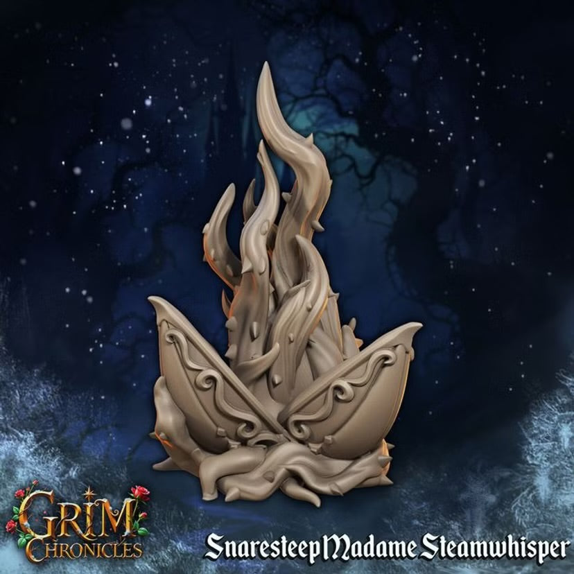 Snaresteep Madame Steamwhisper - Great Grimoire - Grim Chronicles | 3D Printed miniature | Tabletop Games