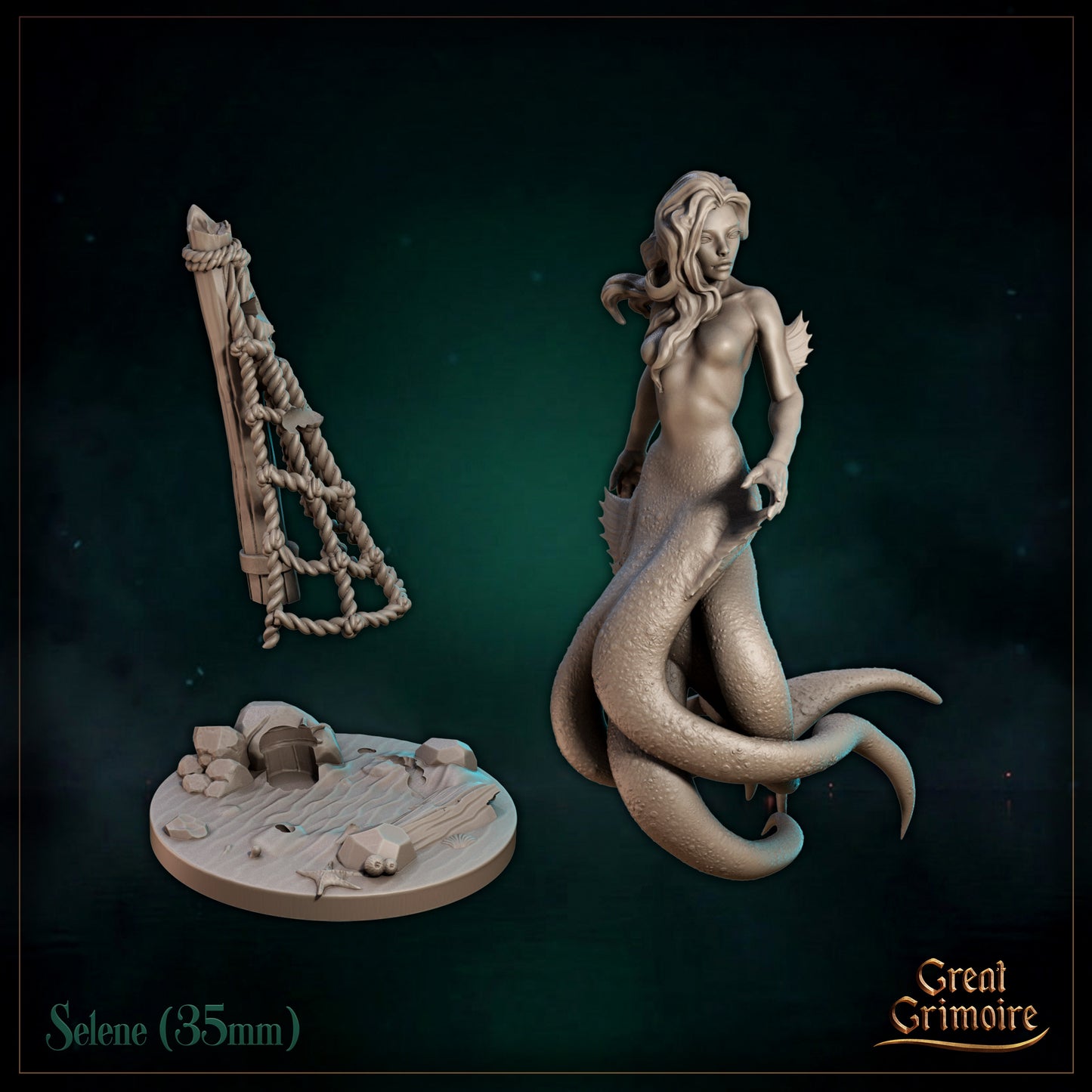 Selene - Great Grimoire - Black Tidelight - Tabletop Games