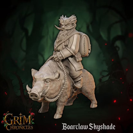 Boarclaw Skyshade - Great Grimoire - Grim Chronicles | 3D Printed miniature | Tabletop Games