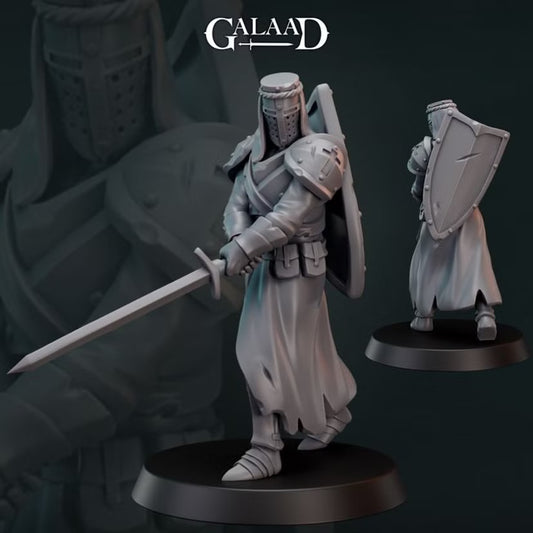 Knight Templar 3 - Galaad Miniatures | Tabletop Games