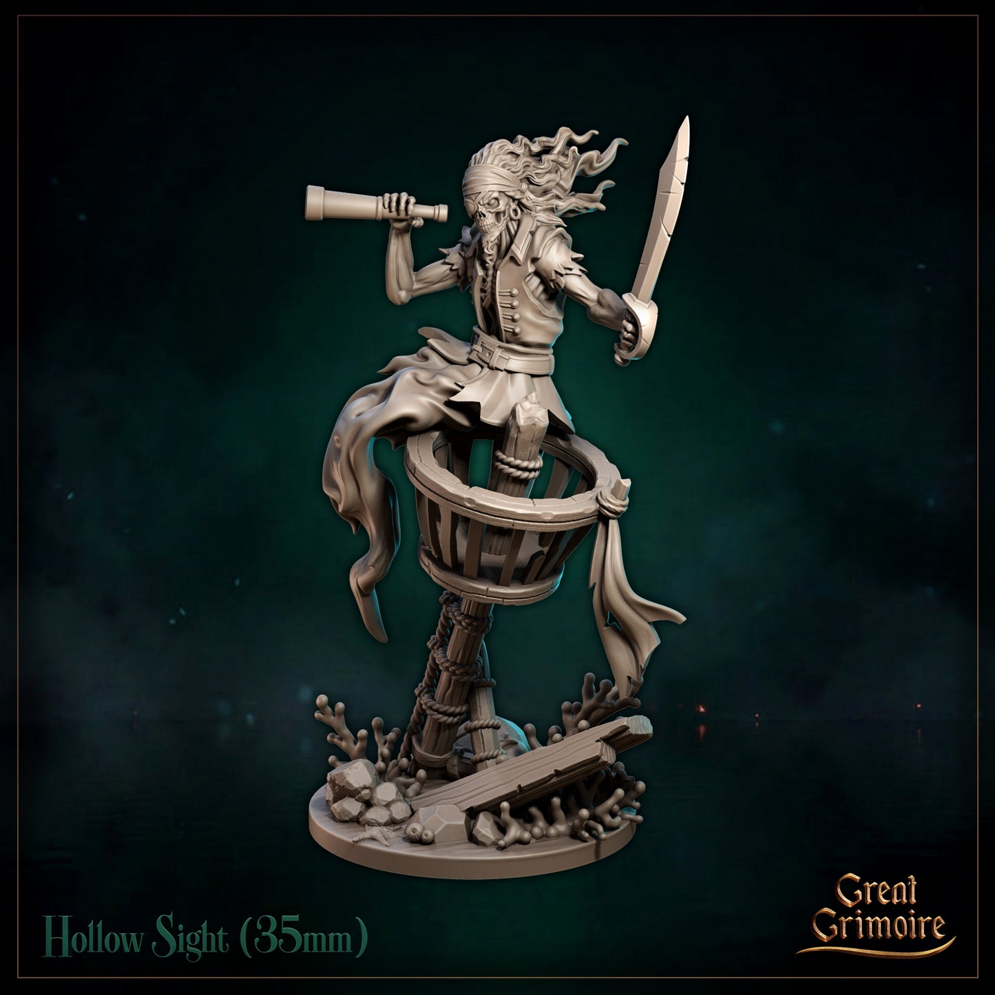 Hollowsight - Great Grimoire - Black Tidelight - Tabletop Games