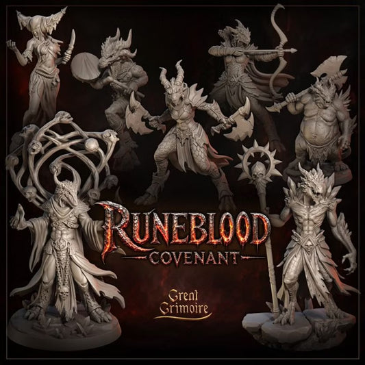 Runeblood Covenant Full Release - Great Grimoire - Runeblood Covenant - Tabletop Games