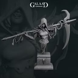 Female Reaper Bust - Galaad Miniatures | Tabletop Games