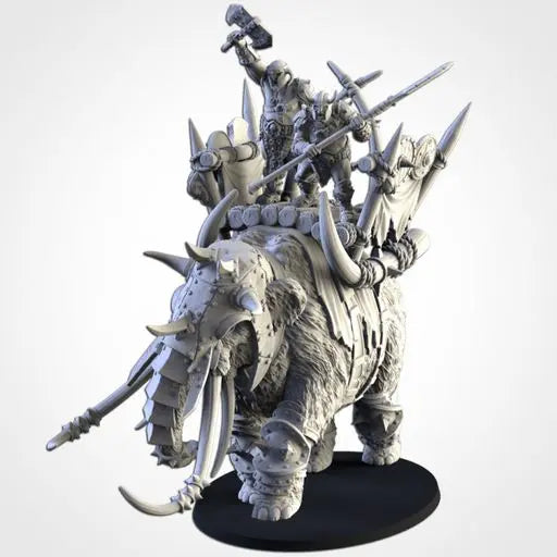 Ogres On Mammoth | Txarli Factory | Northern Ogres | Tabletop Wargaming