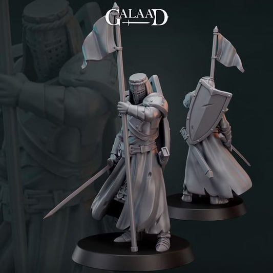 Knight Templar 2 Banner - Galaad Miniatures | Tabletop Games