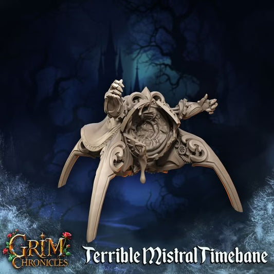 Terrible Mistral Timebane - Great Grimoire - Grim Chronicles | 3D Printed miniature | Tabletop Games