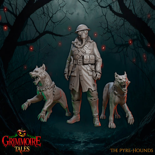 Pyre Hounds - Great Grimoire - Grimmoire Tales | 3D Printed miniatures | Tabletop Games