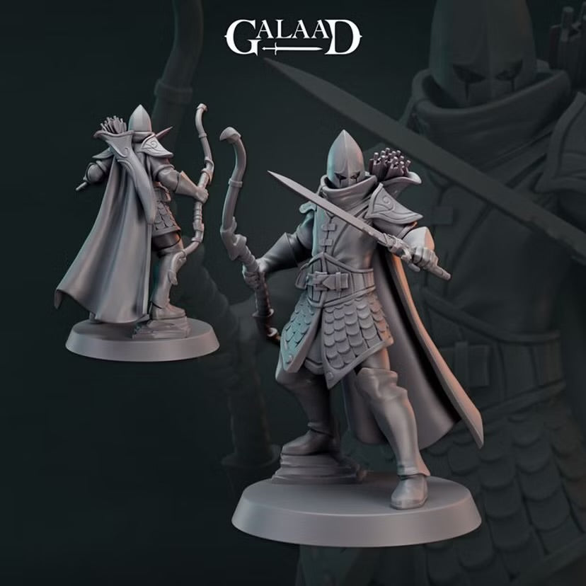 Elf Fighter Release - Galaad Miniatures | Tabletop Games