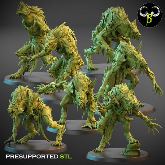 Feral Mutants - ClayBeastCreation - Dark Legions | Tabletop Games