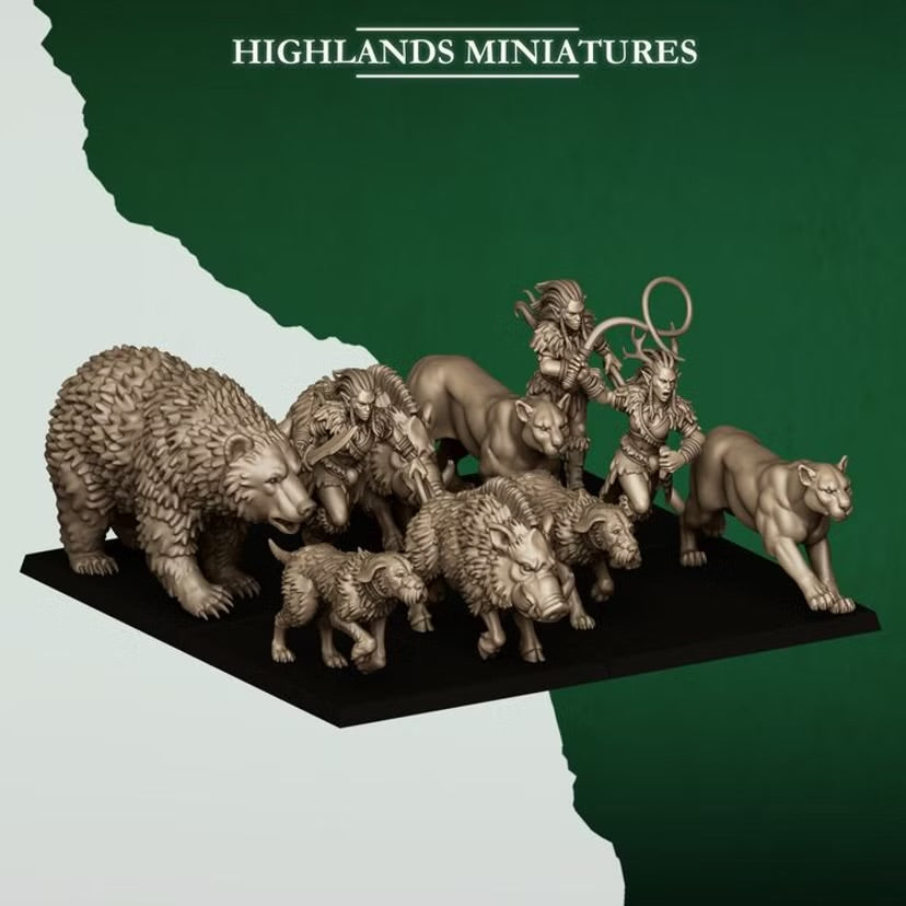 Feral Animals And Beastamers - Feral Elves | Tabletop Games