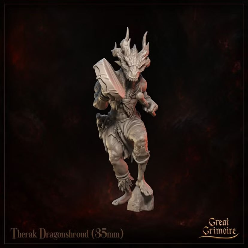 Therak Dragonshroud - Great Grimoire - Runeblood Covenant - Tabletop Games