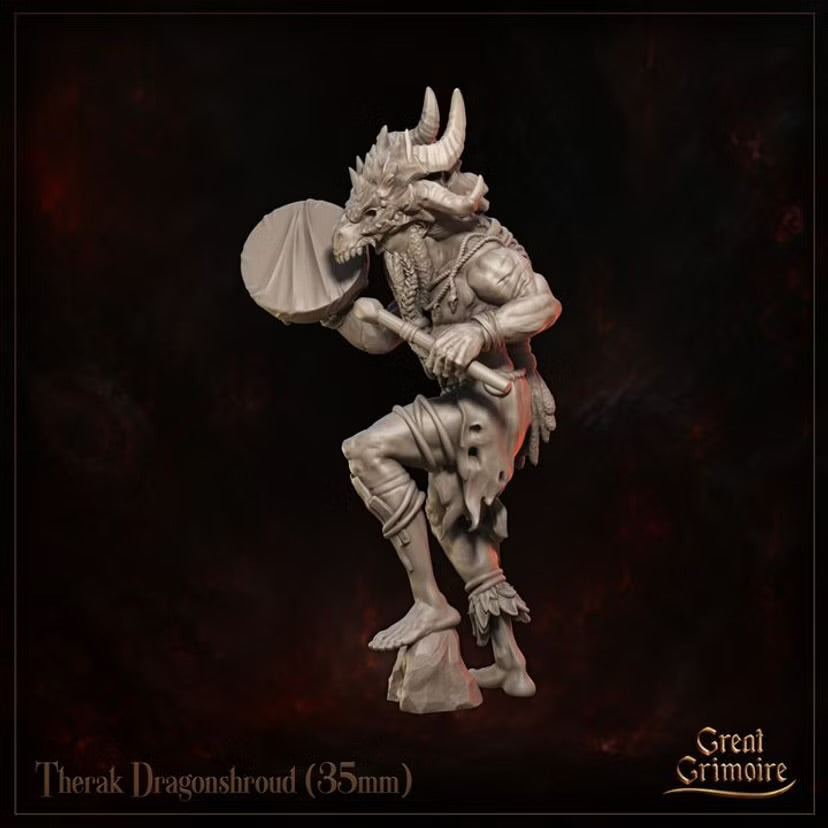 Therak Dragonshroud - Great Grimoire - Runeblood Covenant - Tabletop Games