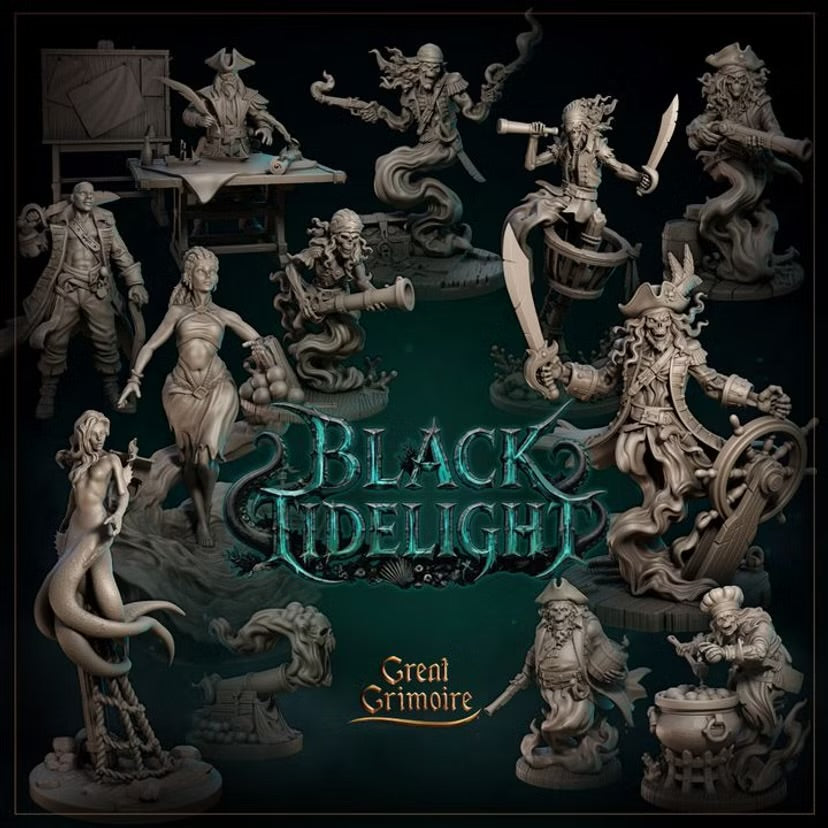 Black Tidelight Full Release - Great Grimoire - Black Tidelight - Tabletop Games