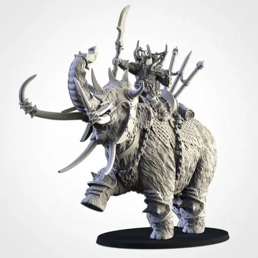 Khan On Mammoth | Txarli Factory | Northern Ogres | Tabletop Wargaming