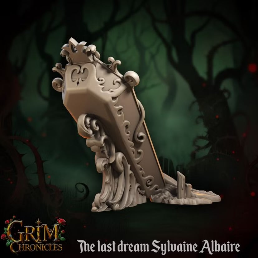 The Last Dream Sylvaine Albaire - Great Grimoire - Grim Chronicles | 3D Printed miniature | Tabletop Games