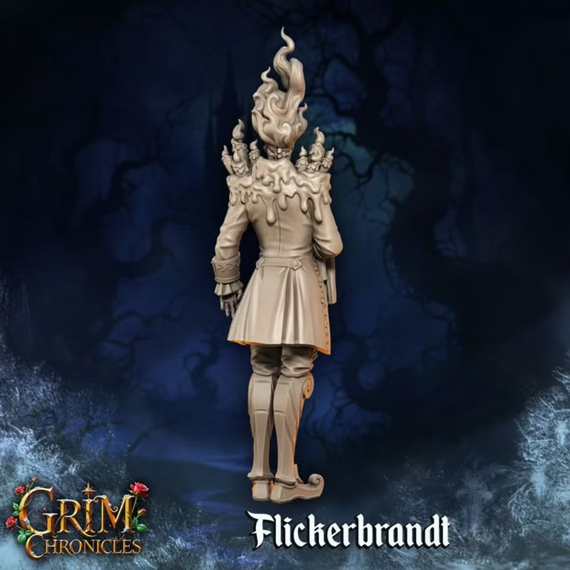 Flickerbrandt - Great Grimoire - Grim Chronicles | 3D Printed miniature | Tabletop Games
