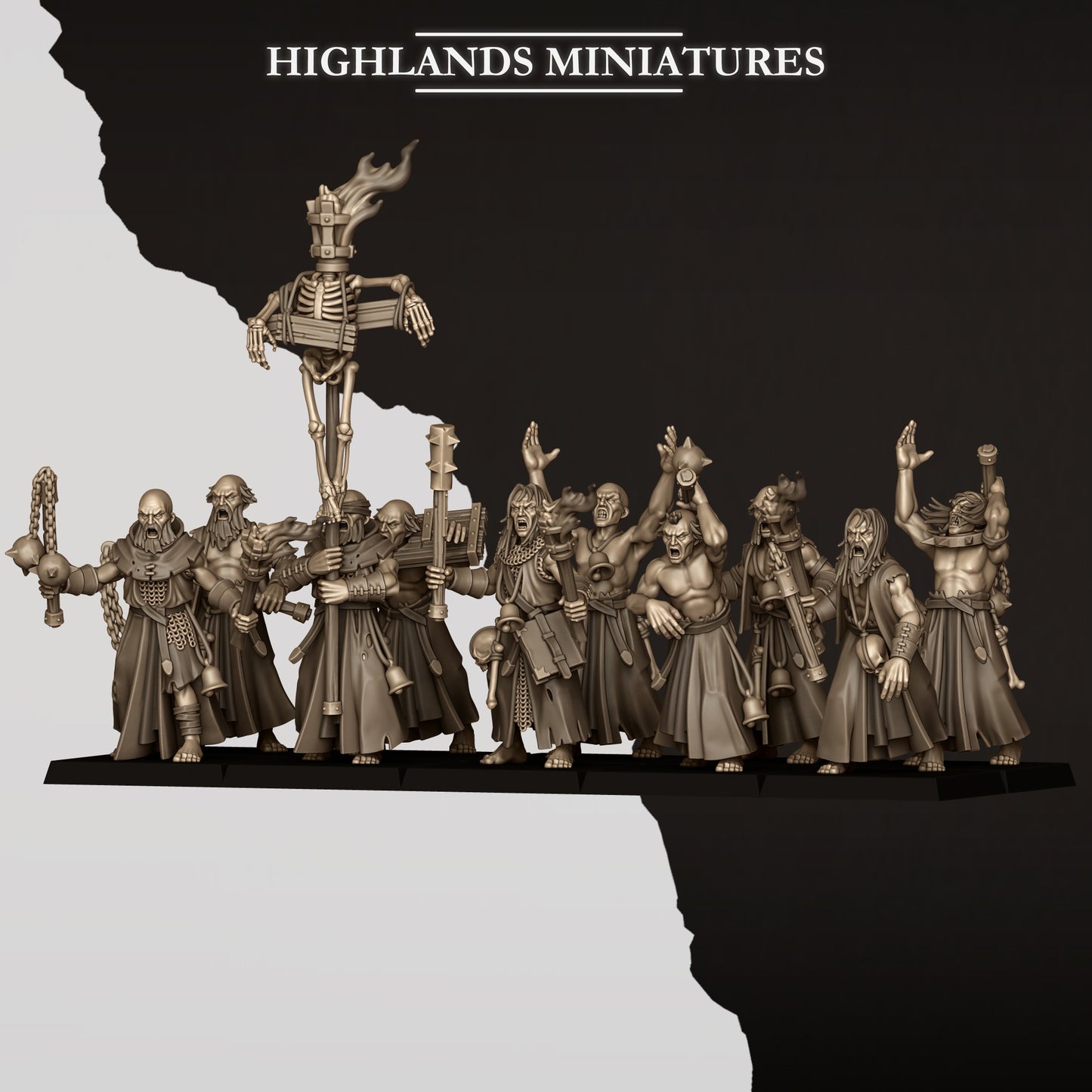 Sunland Fanatical Zealots - Highlands Miniatures - Empire of Sunland | Tabletop Games