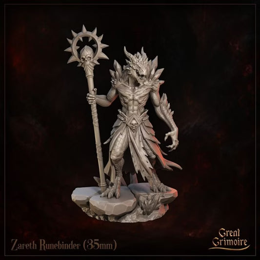 Zareth Runebinder - Great Grimoire - Runeblood Covenant - Tabletop Games