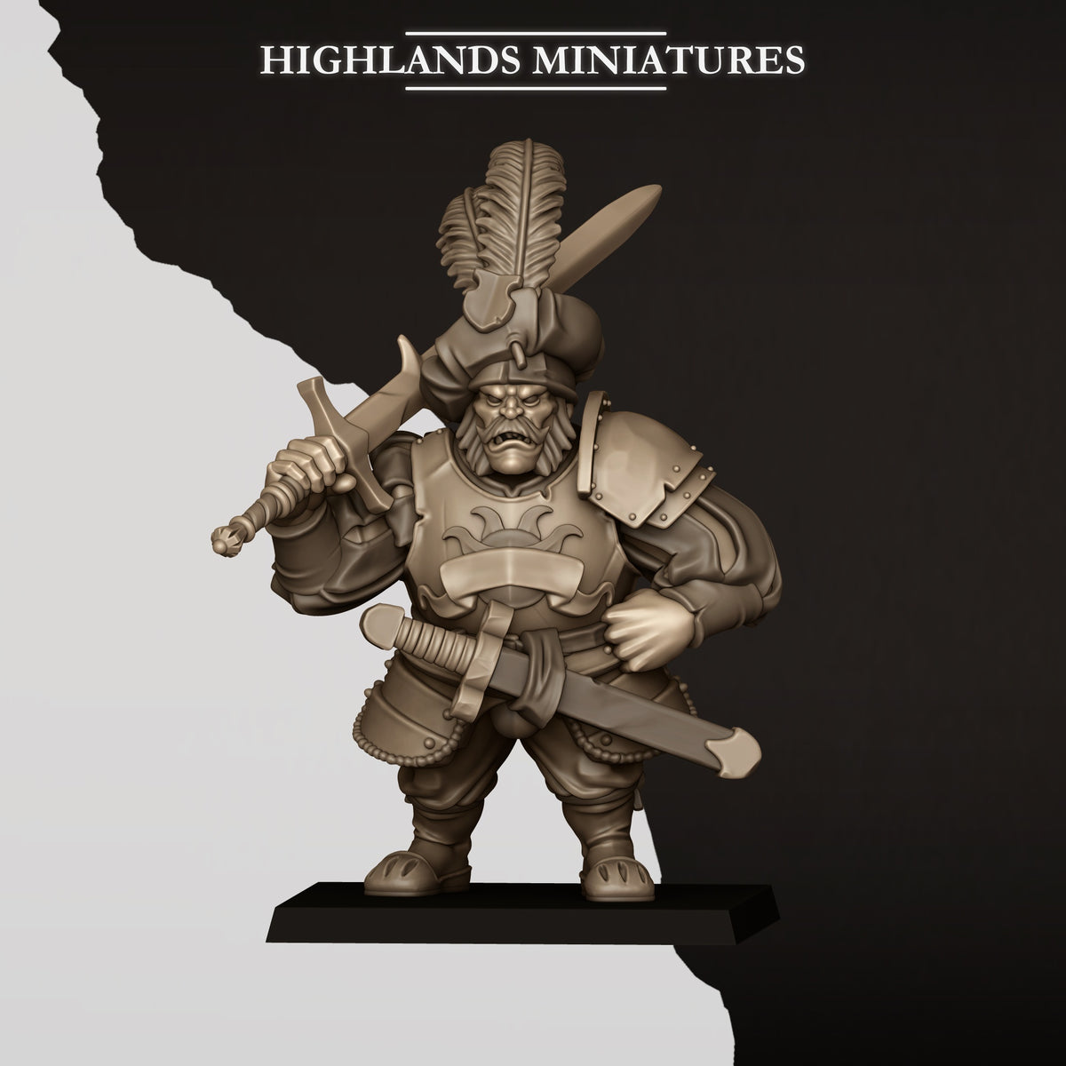 Sunland Ogres With Zweihander - Highlands Miniatures - Empire of Sunland | Tabletop Games