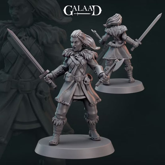 Female Norse - Galaad Miniatures | Tabletop Games