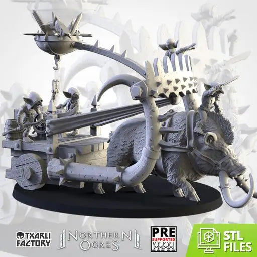 Ogre Scrapling Launcher | Txarli Factory | Northern Ogres | Tabletop Wargaming
